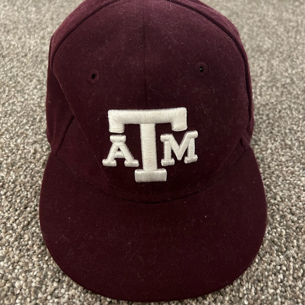 New Era Kids Maroon Texas A&M Embroidered Hat with White Logo